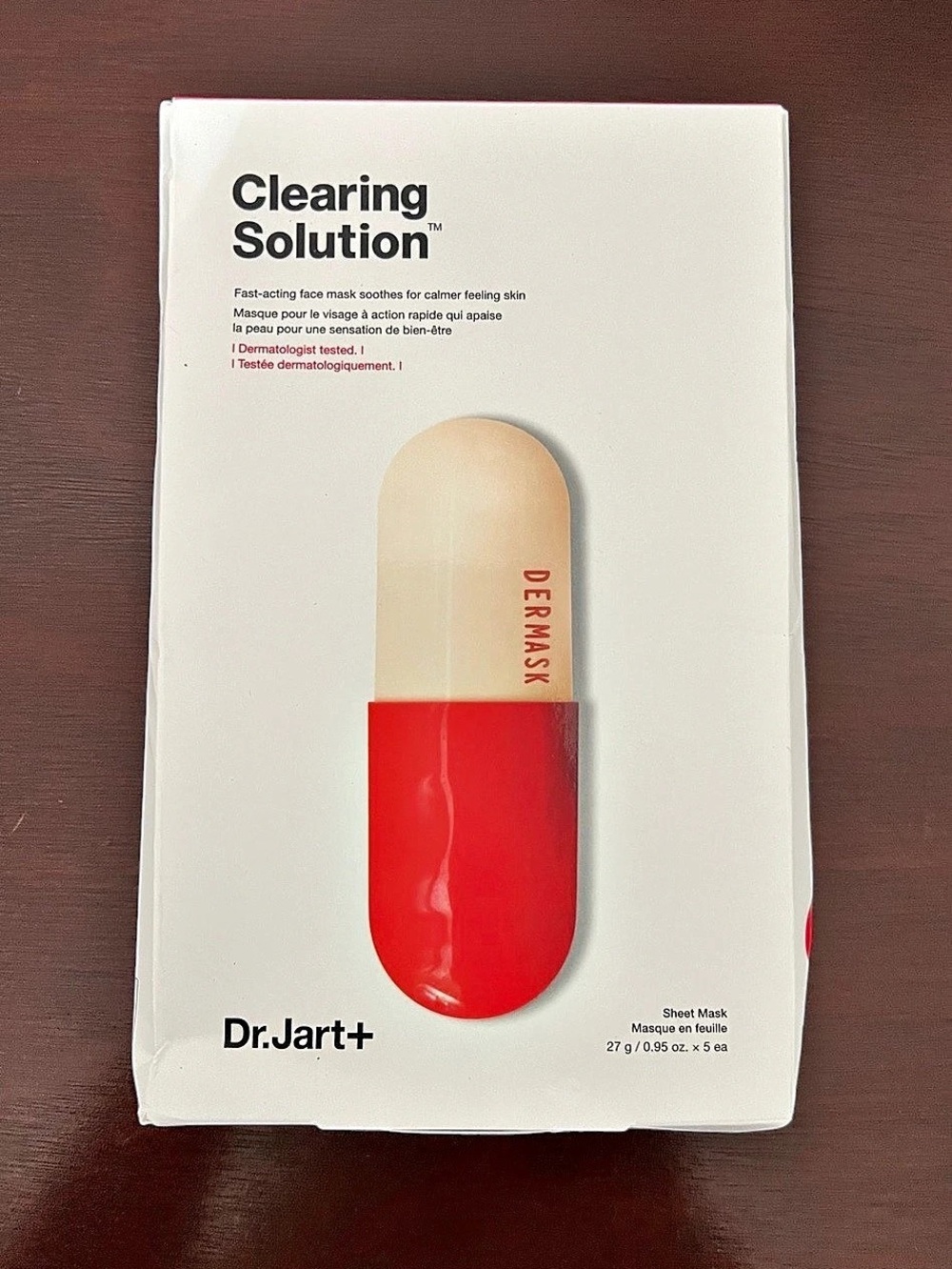 Dr.Jart+ Dermask Micro Jet Clearing Solution Sheet Masks 5 Pack!